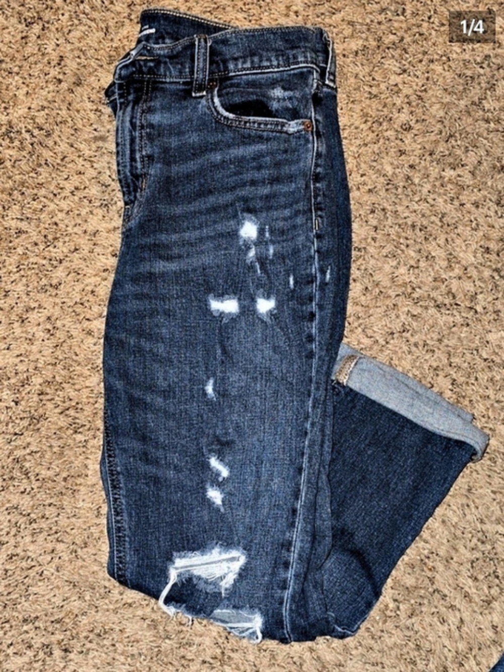 **2 Pairs** Old Navy Mid-Rise Distressed Boyfriend Jeans